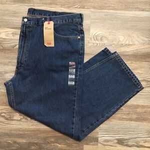 Levi’s 505 Relaxed Big and Tall Cotton Jeans 48x30 NWT